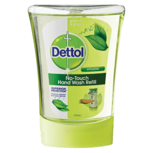 Dettol No Touch Green Tea & Ginger Scented Hand Wash Refill 250ml - myhoodmarket