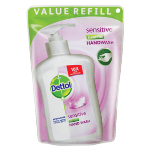 Dettol Sensitive Hygiene Liquid Handwash Refill 200ml - myhoodmarket
