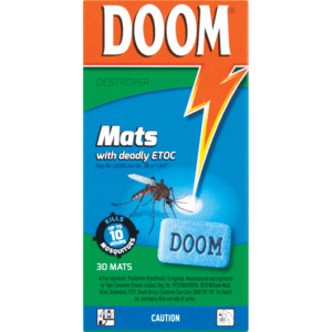 Doom Destroyer Mosquito Mats Insecticide 30 Pack - myhoodmarket