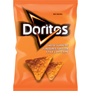 Doritos Cheese Supreme Flavoured Corn Chips 150g - myhoodmarket