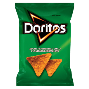 Doritos Sour Cream & Mild Chilli Flavoured Corn Chips 45g - myhoodmarket
