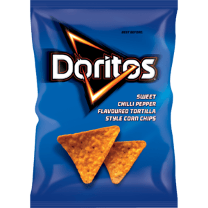 Doritos Sweet Chilli Pepper Flavoured Corn Chips 45g - myhoodmarket
