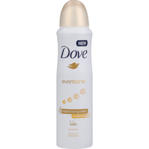 Dove Eventone Sensitive Skin Ladies Body Spray Deodorant 150ml - myhoodmarket