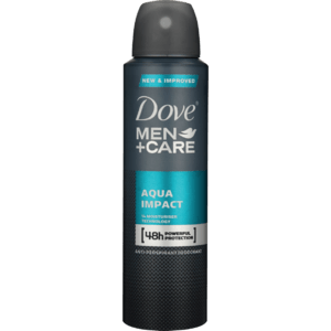 Dove Men+Care Aqua Impact Body Spray Deodorant 150ml - myhoodmarket