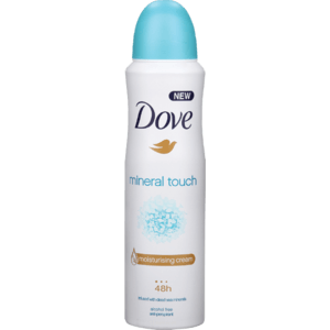 Dove Mineral Touch Ladies Body Spray Deodorant 150ml - myhoodmarket