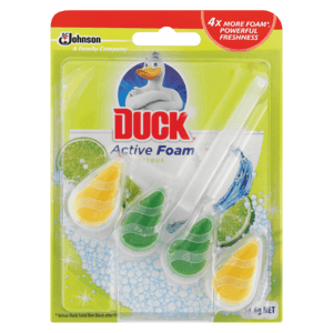 Duck Active Foam Citrus Toilet Block 35g - myhoodmarket