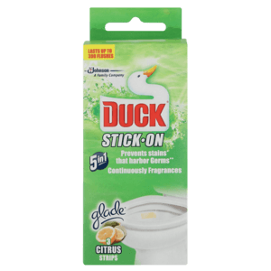 Duck Stick-On Citrus Scented Toilet Strips 3 Pack - myhoodmarket