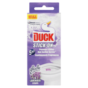 Duck Stick-On Lavender Scented Toilet Strips 3 Pack - myhoodmarket