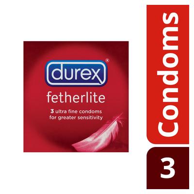 Durex Condoms Featherlite x 3 - myhoodmarket