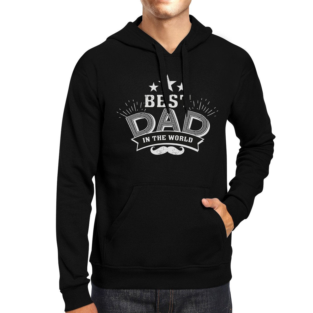 Best Dad In The World Unisex Black Vintage Style