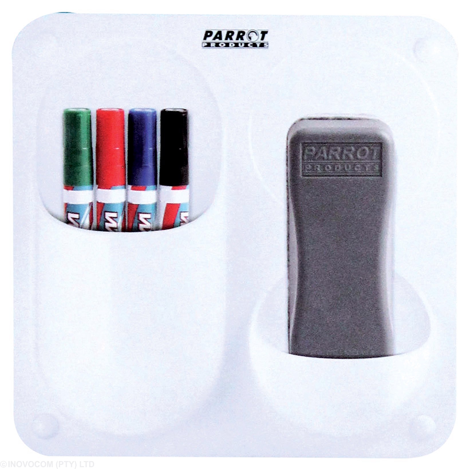 Parrot Magnetic Pen And Eraser Holder 210 x 210 White