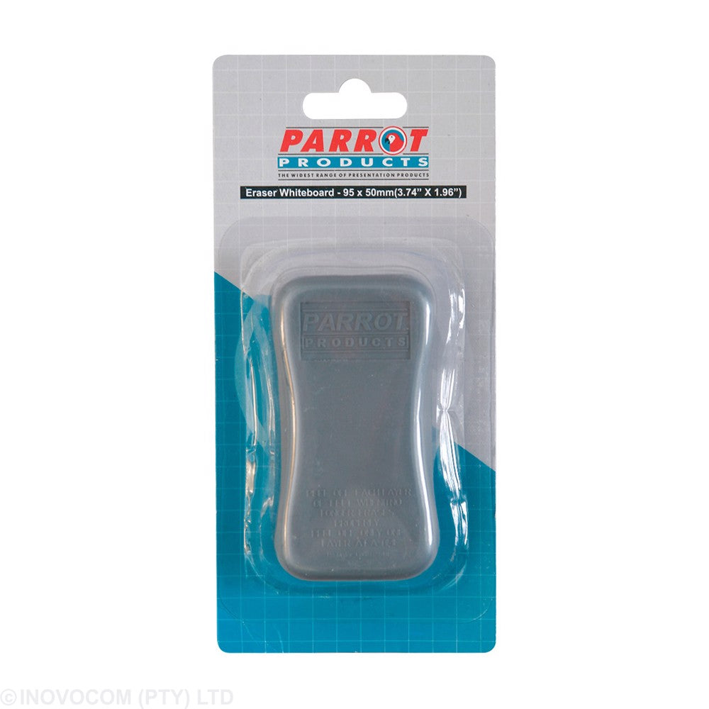 Parrot Whiteboard Eraser Non-Magnetic 95W x 50D Grey