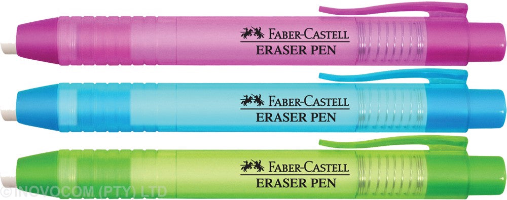 Faber-Castell Blister Card Eraser Pen and Refill