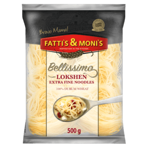Fatti's & Moni's Bellissimo Lokshen Extra Fine Noodles 500g - myhoodmarket