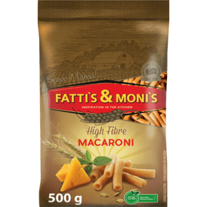 Fatti's & Moni's High Fibre Macaroni Pasta 500g - myhoodmarket