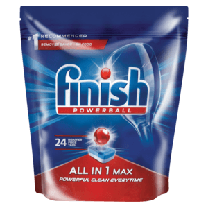 Finish All-In-1 Max Dishwasher Tablets 24 Pack - myhoodmarket