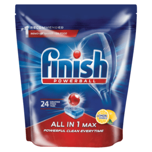 Finish All-In-1 Max Lemon Sparkle Dishwasher Tablets 42 Pack - myhoodmarket