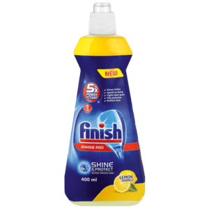 Finish Lemon Sparkle Dishwasher Rinse Aid 400ml - myhoodmarket