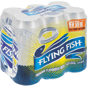 Flying Fish Lemon Beer Cans 6 x 500ml - myhoodmarket
