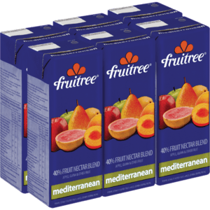 Fruitree Mediterranean Fruit Juice 6 x 200ml - myhoodmarket