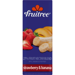 Fruitree Strawberry & Banana Fruit Juice 200ml - myhoodmarket