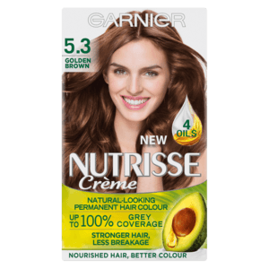 Garnier Nutrisse 5.3 Golden Brown Permanent Hair Dye - myhoodmarket