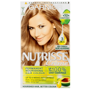 Garnier Nutrisse 7 Almond Dark Blonde Permanent Hair Dye - myhoodmarket
