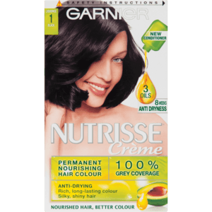 Garnier Nutrisse Créme Liquorice Black Hair Colour - myhoodmarket