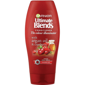 Garnier Ultimate Blends The Colour Illuminator With Argan Oil & Cranberry Conditioner 400ml - myhoodmarket