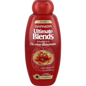 Garnier Ultimate Blends The Colour Illuminator With Argan Oil & Cranberry Shampoo 400ml - myhoodmarket