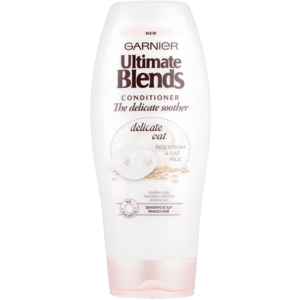Garnier Ultimate Blends The Delicate Soother Delicate Oat, Rice Cream & Oat Milk Conditioner 400ml - myhoodmarket