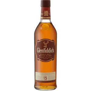 Glenfiddich 15 Year Old Single Malt Whisky Bottle 750ml - myhoodmarket