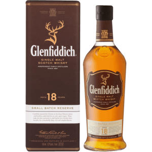 Glenfiddich 18 Year Small Batch Reserve Whisky Bottle 750ml - myhoodmarket