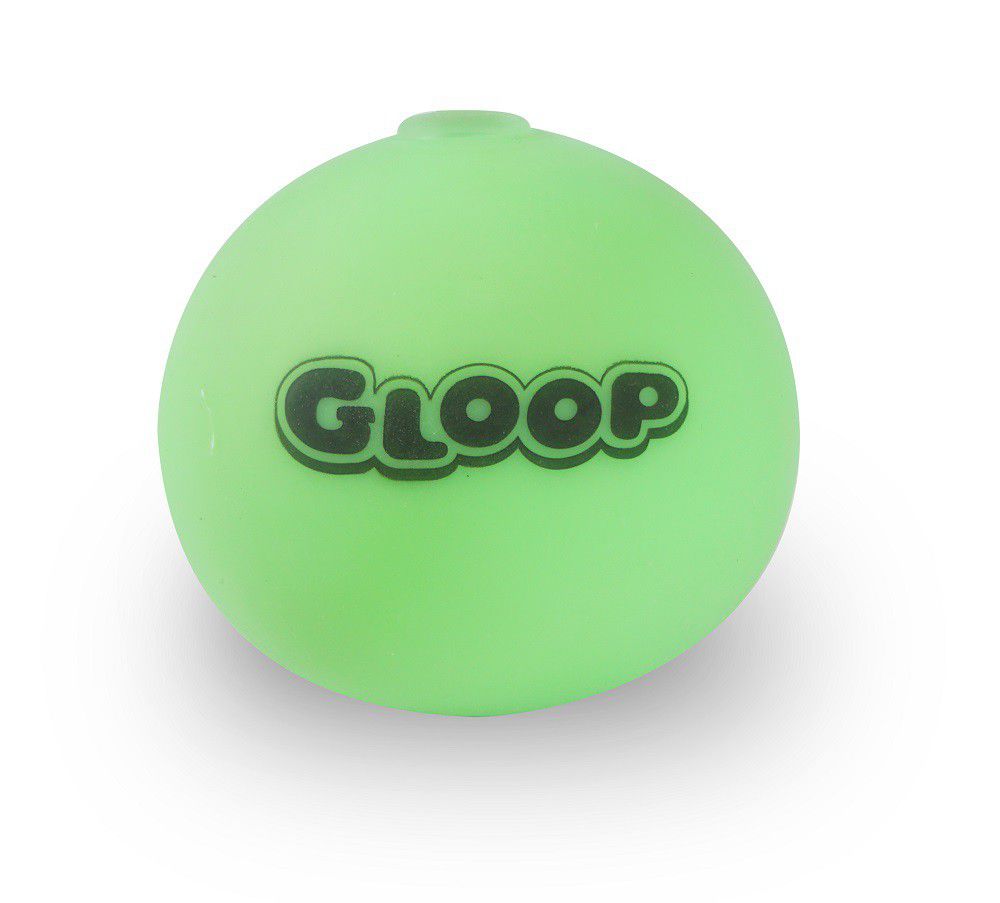 Gloop Splodge Stress / Play Ball 80mm Green to Orange