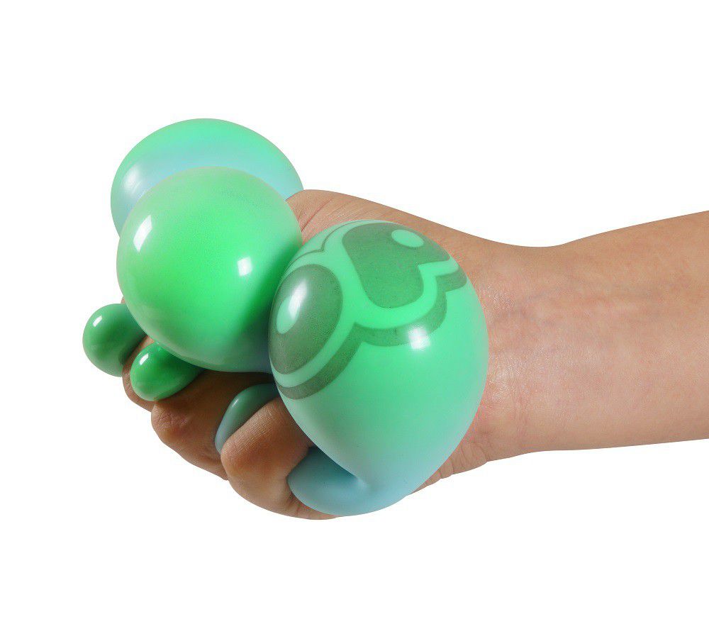 Gloop Splodge Stress / Play Ball 80mm Blue to Green