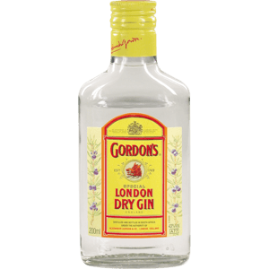 Gordon's London Dry Gin Bottle 200ml - myhoodmarket