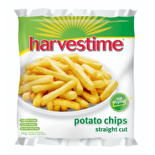 Harvestime Frozen Potatto Chips Straight Cut 2kg - myhoodmarket