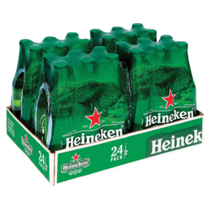 Heineken Premium Lager Beer Bottles 24 x 330ml - myhoodmarket