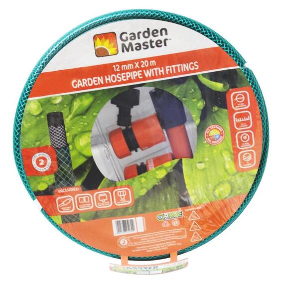 Garden Master Garden Hosepipe (20m x 12mm)