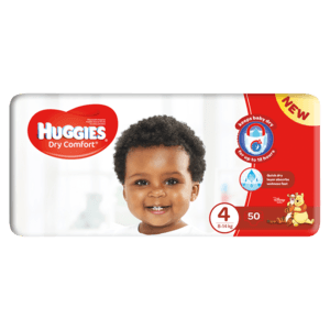 Huggies Dry Comfort Size 4 Diapers 50 Pack - myhoodmarket