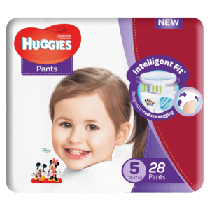 Huggies Unisex Size 5 Diaper Pants 28 Pack - myhoodmarket
