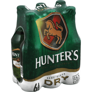 Hunter's Dry Cider Bottles 6 x 330ml - myhoodmarket
