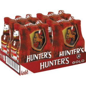 Hunter's Gold Cider Bottles 12 x 330ml - myhoodmarket