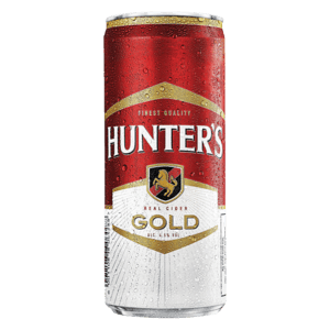 Hunter's Gold Cider Can 330ml - myhoodmarket
