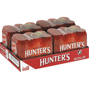 Hunter's Gold Cider Cans 24 x 440ml - myhoodmarket