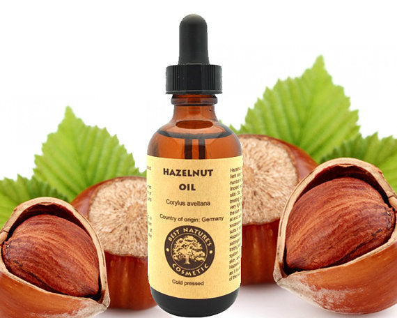 Hazelnut Oil (Pure, Undiluted, Cold Pressed).