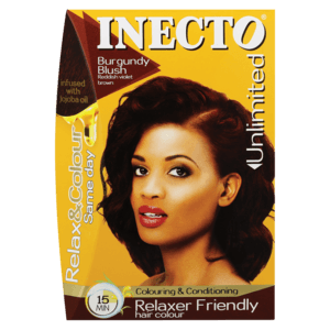 Inecto Burgundy Blush Reddish Violet Brown Hair Colour Kit 130ml - myhoodmarket