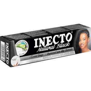 Inecto Permanent Natural Black Hair Colour 50ml - myhoodmarket