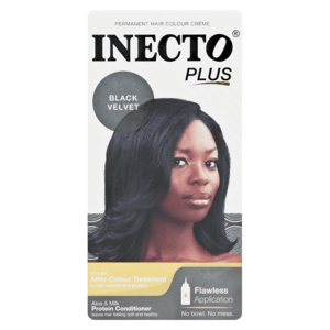 Inecto Plus Black Velvet Hair Colour 50ml - myhoodmarket