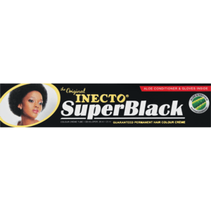 Inecto Super Black Hair Colour Créme 28ml - myhoodmarket